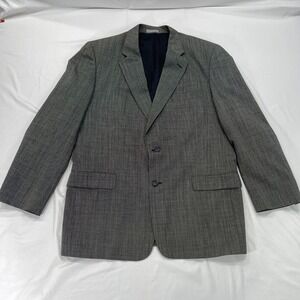 Pierre Balmain 100% Wool Blazer Mens 44R Gray Sports Coat 2-Button Jacket‎